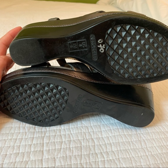 Aerosoles platform wedge sandal size 8 - Picture 10 of 12